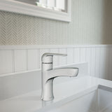 Moen Tilson Single-Handle Chrome Bathroom Lavatory/Bathroom Sink Faucet