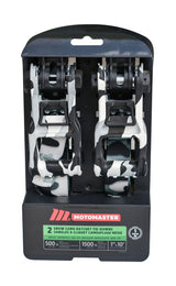 MotoMaster 1,500-lb Snow Camo Ratchet Tie Down, 1-in x 10-ft, 2-pk