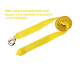 MotoMaster 2,000-lb ATV Tow Strap with Hook, 2-in x 20-ft