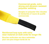 MotoMaster 22,500-lb Recovery Strap with Loop Ends, 3-in x 30-ft