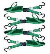 MotoMaster 900-lb Cambuckle Tie-Down Straps, Weatherproof, 1-in x 10-ft, 4-pk
