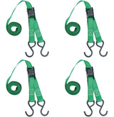 MotoMaster 900-lb Cambuckle Tie-Down Straps, Weatherproof, 1-in x 10-ft, 4-pk