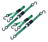 MotoMaster 900-lb Ratchet/Cambuckle Tie-Down Straps, Non-Padded, 1-in x 10-ft, 4-pk