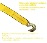 MotoMaster 9,000-lb Tow Strap with Rust-Resistant Hooks, 2-in x 20-ft