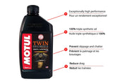 Motul Twin Synthetic Gear & Chaincase Motorcycle Oil, 946-mL