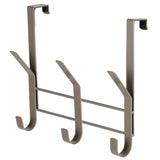 Neatfreak 8.5" Over The Door Metal 3 Hook, Champagne