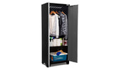 NewAge Bold 3.0 Series 24-Gauge Steel Multi-Use Locker, Fully-Welded, 800-lb Capacity, Black/Grey, 30-in