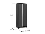 NewAge Bold Series 24-Gauge Steel RTA Storage Locker with 3 Shelves, Black/Grey, 30-in