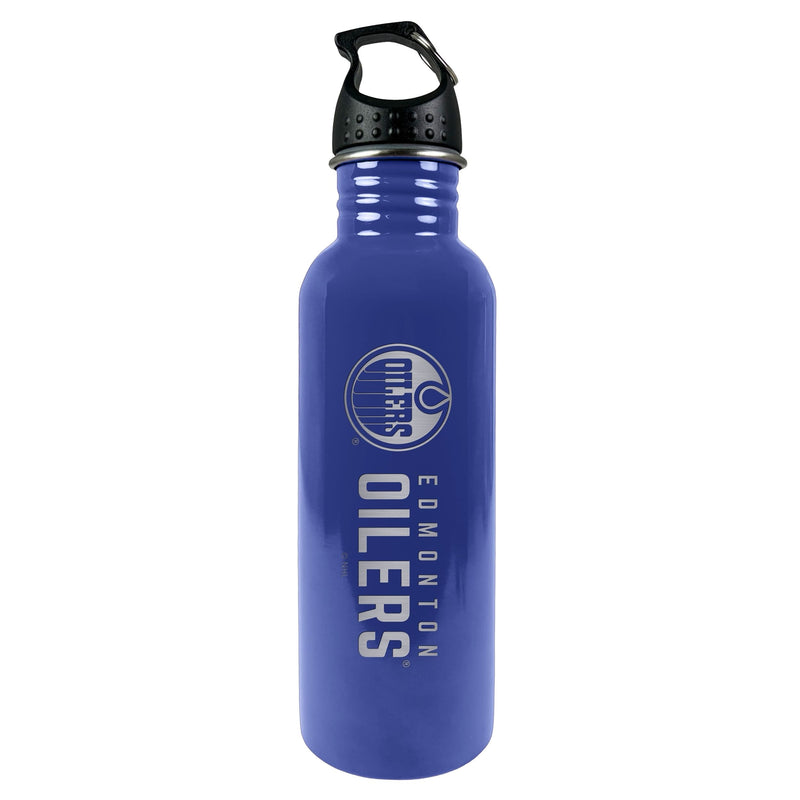 NHL Edmonton Oilers Stainless Steel Water Bottle, 25-oz