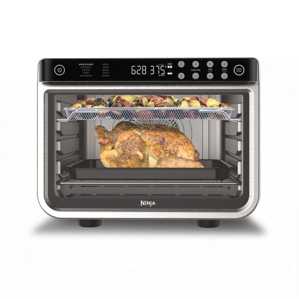 Ninja Foodi XL Pro Digital Convection Air Fryer Toaster Oven, with 10 Functions, Stainless Steel