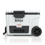 Ninja FrostVault 45-Quart Portable Hard Cooler with DryChill Drawer, White, 42.5-L
