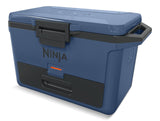 Ninja FrostVault 50-Quart Portable Hard Cooler with DryChill Drawer, Blue, 47-L