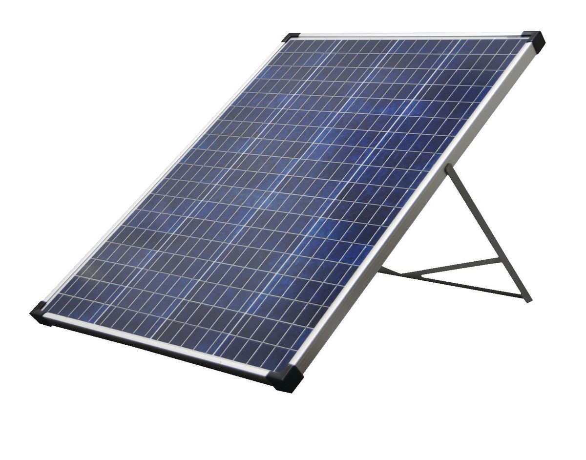 NOMA 100 Watt, 12V Crystalline Solar Panel Kit with Stand and Charge Controller