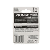NOMA CR2032 3V / 3 Volt Lithium Coin Cell Batteries, Long Lasting, 5-pk