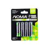 NOMA Li-ion 18650 2000mAh Rechargeable Batteries for Solar & Outdoor Lighting, 3.7V, 4-pk