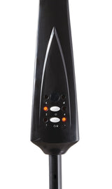 NOMA Oscillating Pedestal/Stand Fan with Remote Control, 3-Speed, Black, 18-in