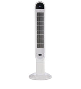 NOMA Oscillating Tower Fan, Remote Control, 3-Speed, White, 45-in