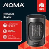 NOMA Personal Heater, 600 W, Black