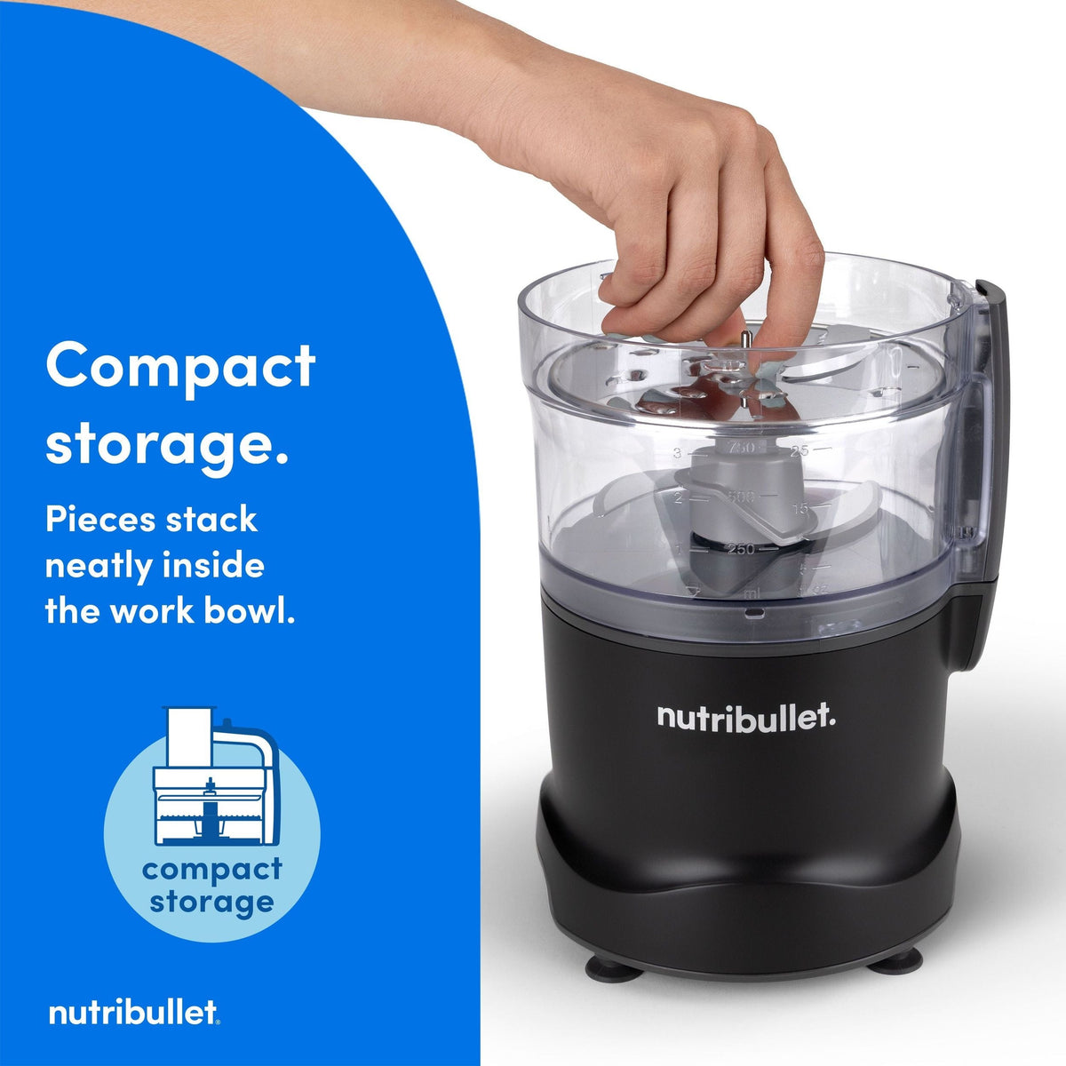 Nutribullet Limitless Food Processor, Black