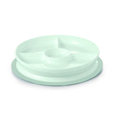 OXO Tot Stick & Stay Divided Plate, Opal