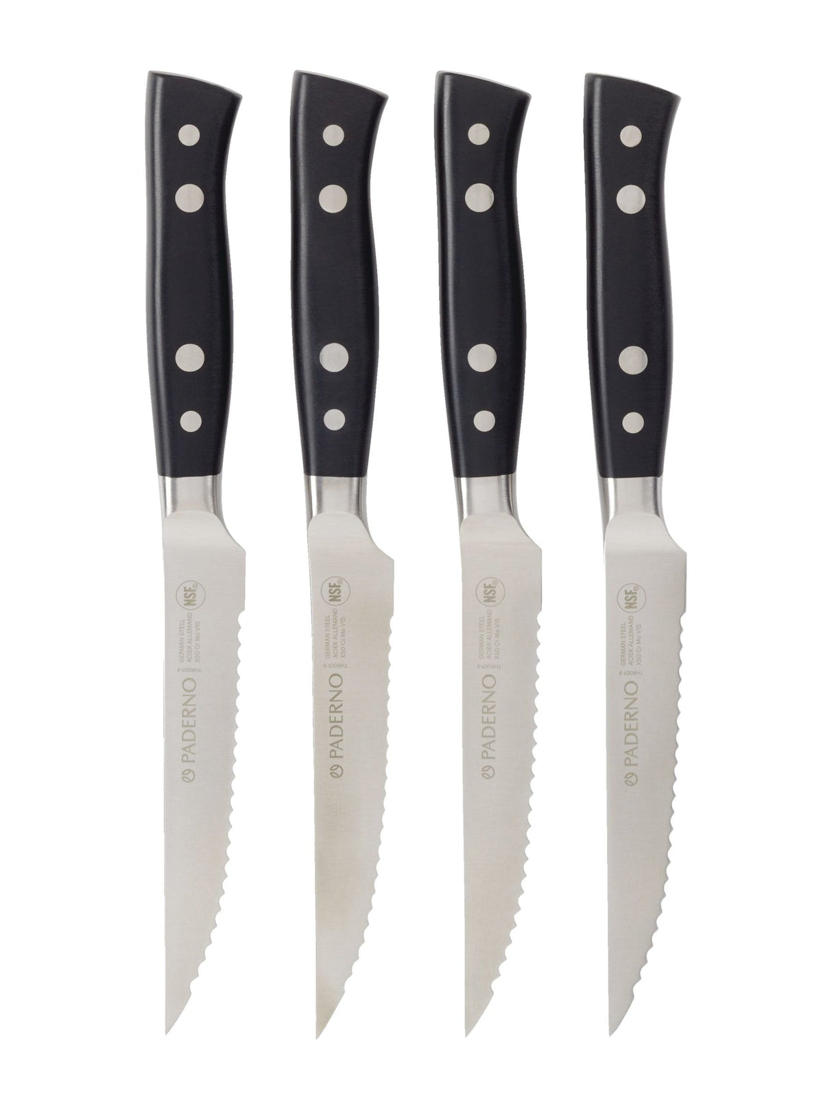 PADERNO Steak Knives Set, 4-pc
