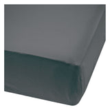 Perlimpinpin Bamboo Baby Crib Fitted Sheets, Charcoal