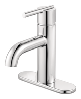 Pfister Fullerton Single Handle Single Hole 4-in Centreset Bathroom Sink Faucet, Push & Seal Drain, Chrome