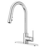 Pfister Modern Pull-Down Kitchen Faucet, Chrome
