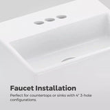 Pfister Vaneri 4-in Centreset Bath Faucet, Matte Black