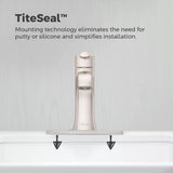 Pfister Vaneri Single Control Bath Faucet, Stainless Steel