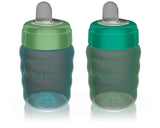 Philips Avent Soft Sippy Cup, Blue/Green, 2-pk