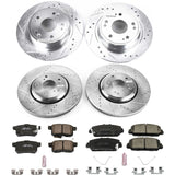 Power Stop Z23 Evolution Sport Performance Brake Kit - Front & Rear (Part# K6000 - K16000)