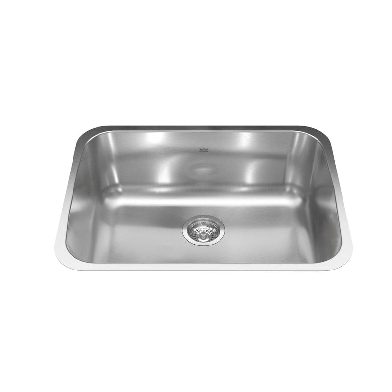 Reginox FB Single Stainless Steel Sink, 24.75x18.75-in