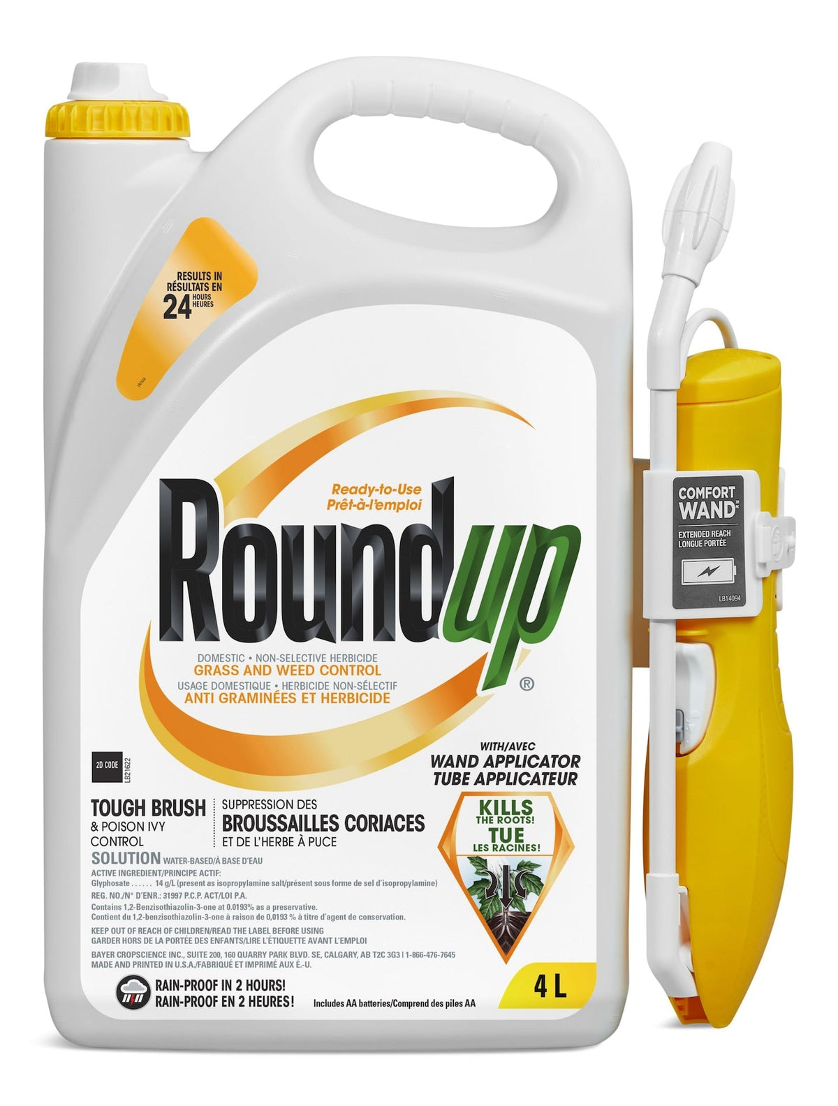 Roundup Poison Ivy Control with Battery Wand, 4-L