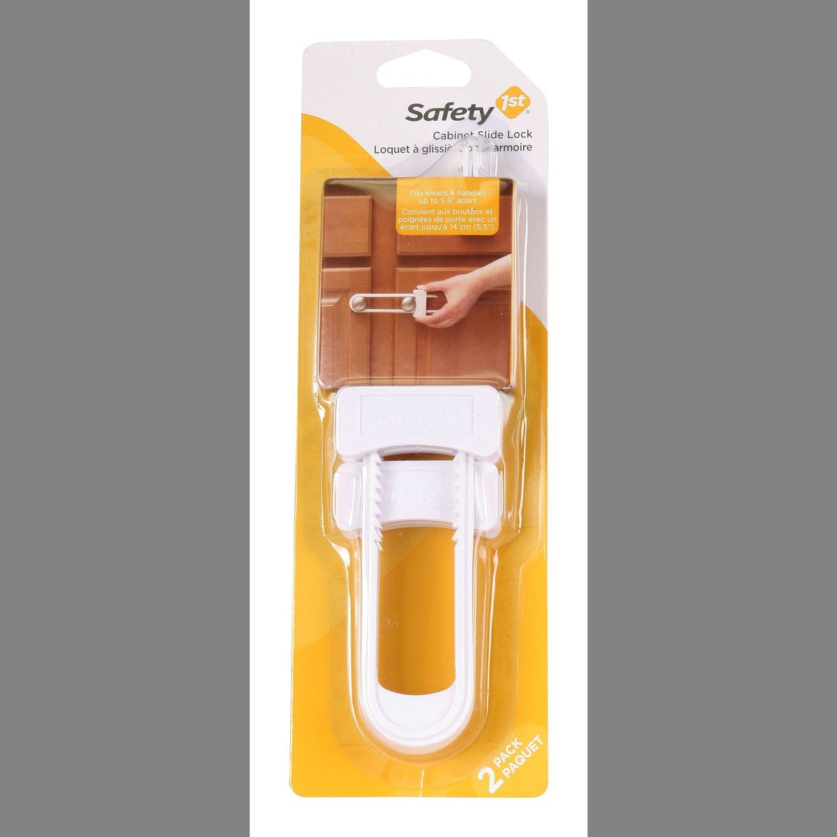 Safety 1st Cabinet Slide Lock, 2-pk