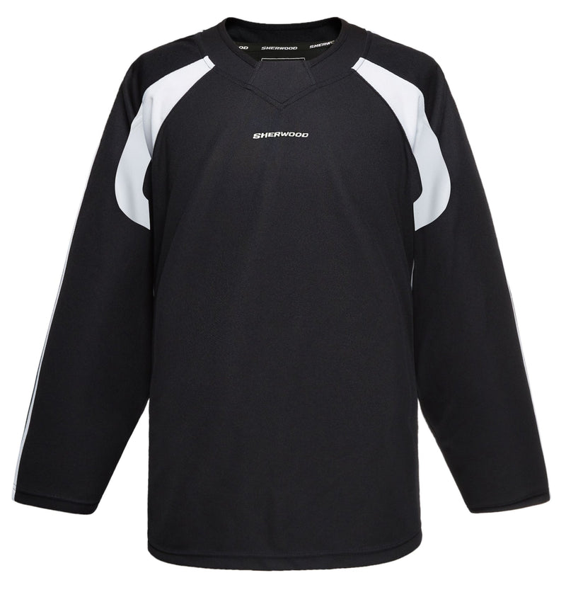 Sherwood Performance Practice Hockey Jersey, Senior, Black, Assorted Sizes