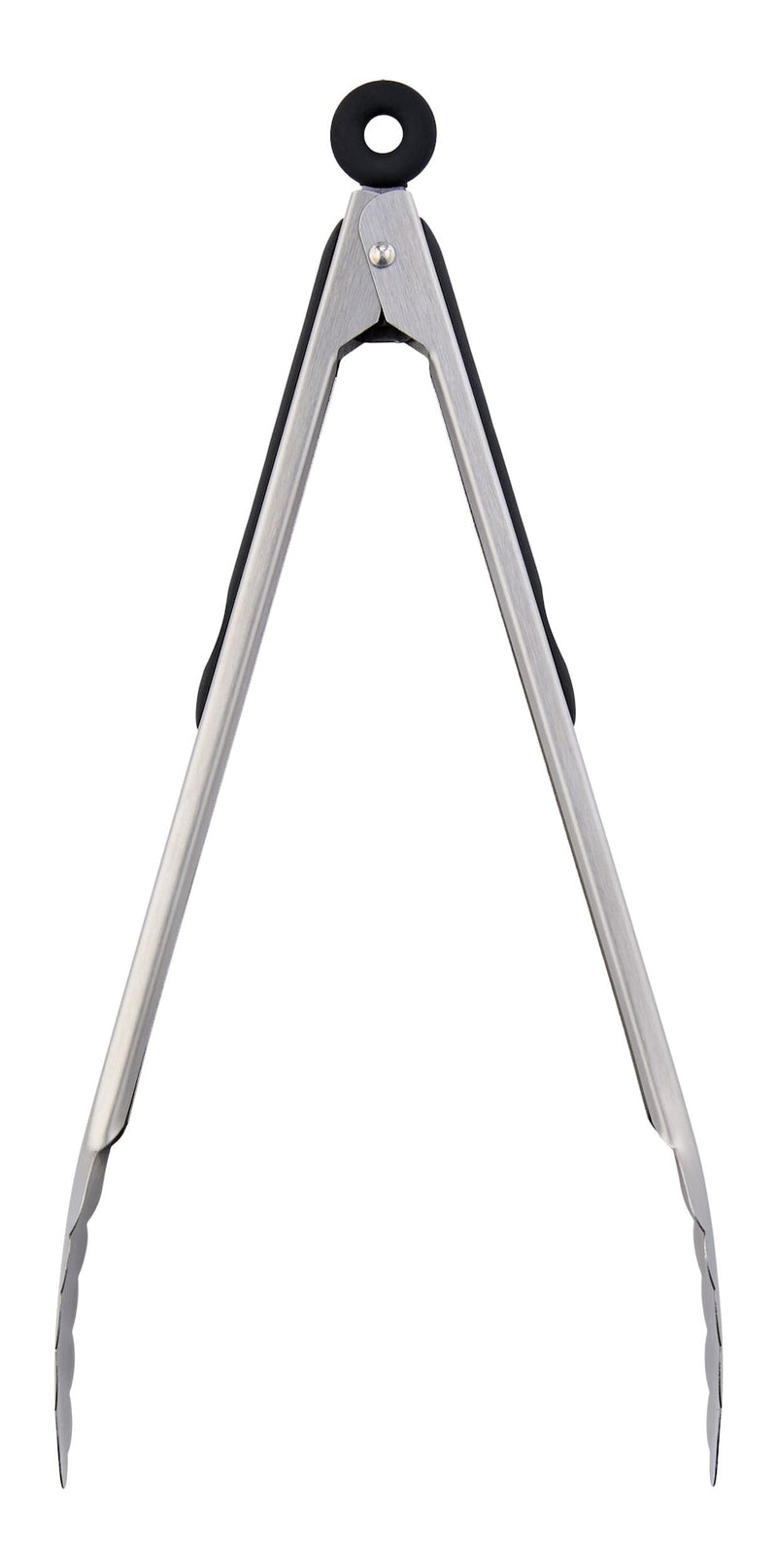 Simplicite Stainless Steel Tongs with Locking Mechanism, 12-in
