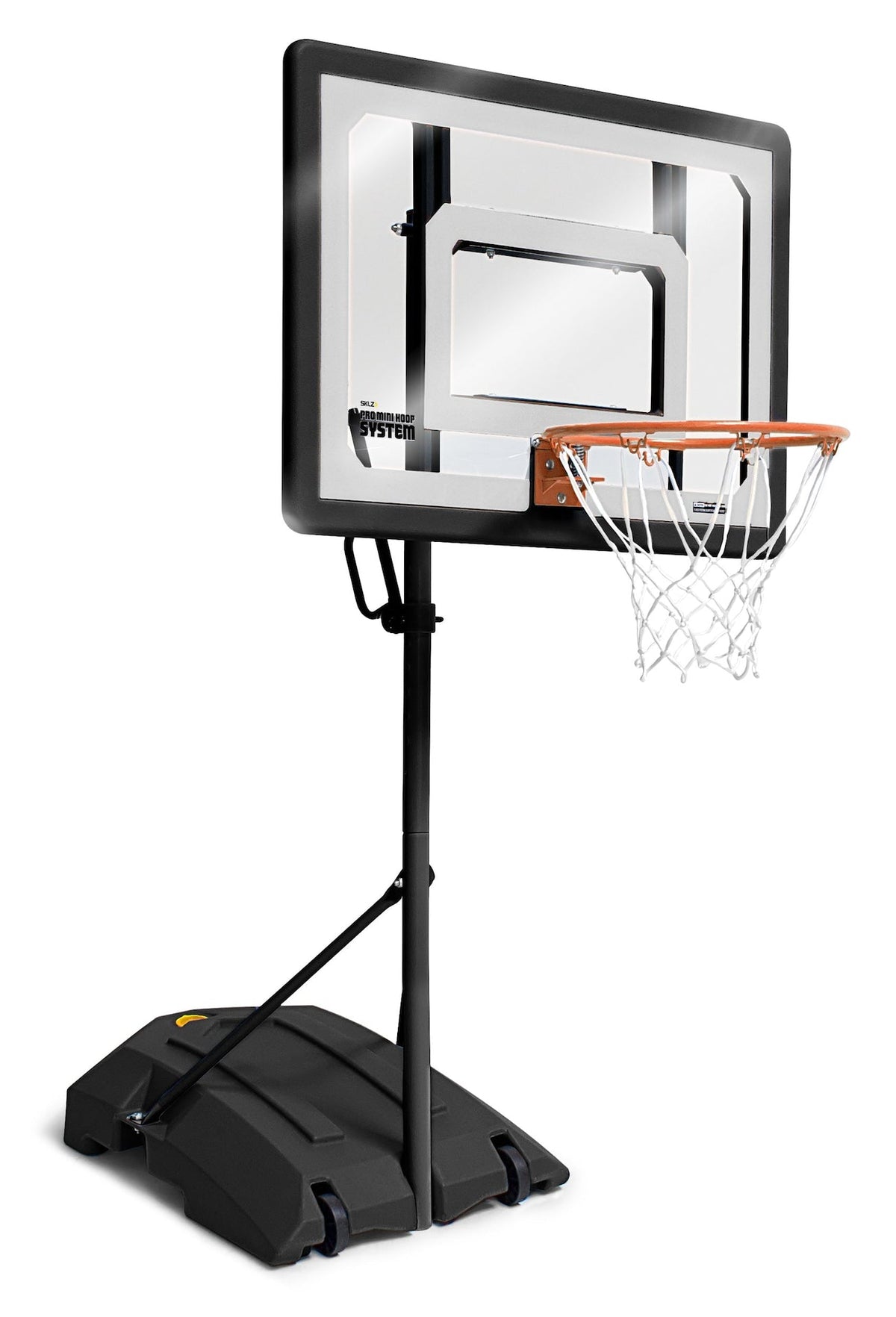 SKLZ Pro Mini Kids' Portable Adjustable Poolside Basketball Backboard, Hoop & Net System with Ball, 33-in