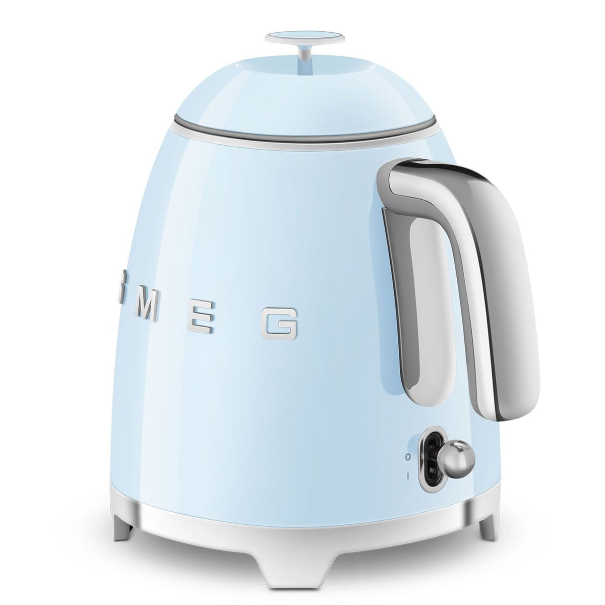 Smeg Retro Style Electric Mini Kettle with Cordless Base, Light Blue, 0.8-L
