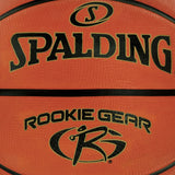 Spalding Rookie Gear Rubber Basketball, Brown, Size 5