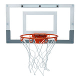 Spalding Slam Jam Indoor Over-the-Door Mounting Mini Basketball Hoop & Net with Ball
