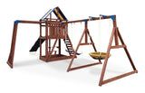 Sportspower Grand Mesa Outdoor Wooden Play Centre, with Swings, Slide, Sandbox and More, Ages 5+