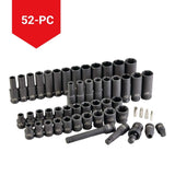 Stanley Pro 1/2-in Impact Socket Set, 52-pc