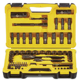 Stanley Professional Grade Black Chrome Socket Set, 70-pc, SAE/Metric