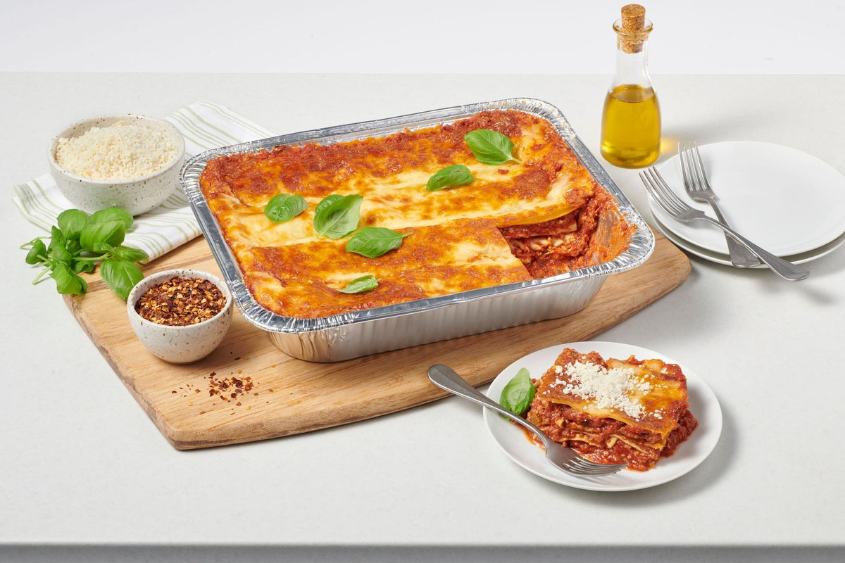 Starfrit Disposable Freezer Safe Aluminum Lasagna Pan, 5-pk