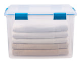 Sterilite Clear Storage Box with Gasketed Lid, 76-L