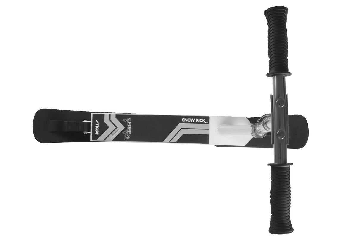 Stiga Snow Kick Free Kids' Winter Snow Ski Scooter with Height Adjustable Handle, Ages 7+