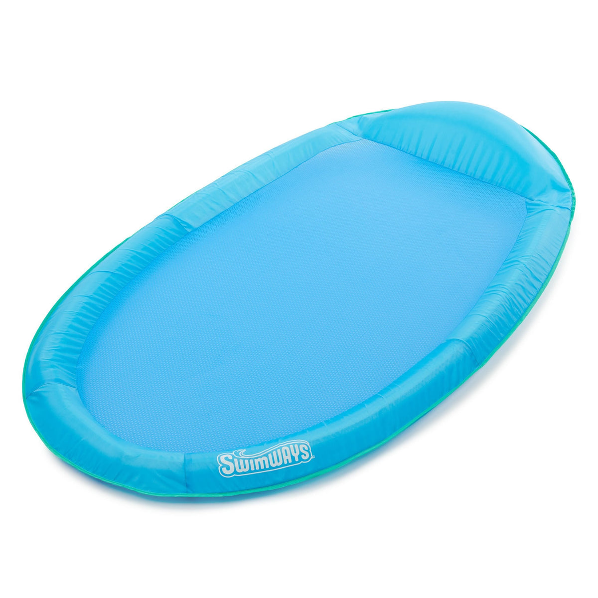 Swimways Inflatable Spring Float Pool Lounger, 66 x 40-in, Blue