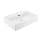 Swiss Madison Claire Rectangle Wall-Mount Bathroom Sink, 24-in