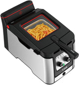 T-fal Odorless Deep Fryer, Stainless Steel, 3.5-L